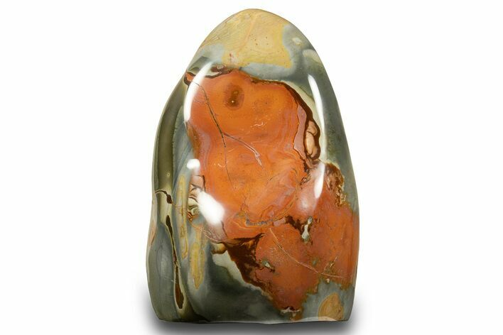 Free-Standing, Polished Polychrome Jasper - Madagascar #323631